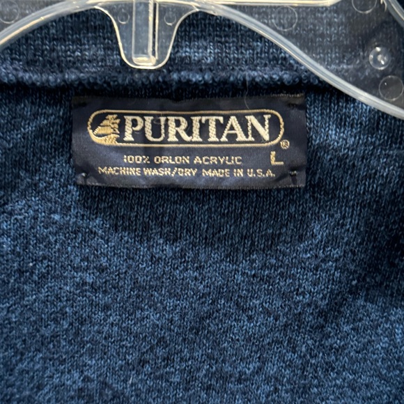 Puritan Men’s Button Down Sweater- size L - Picture 4 of 4